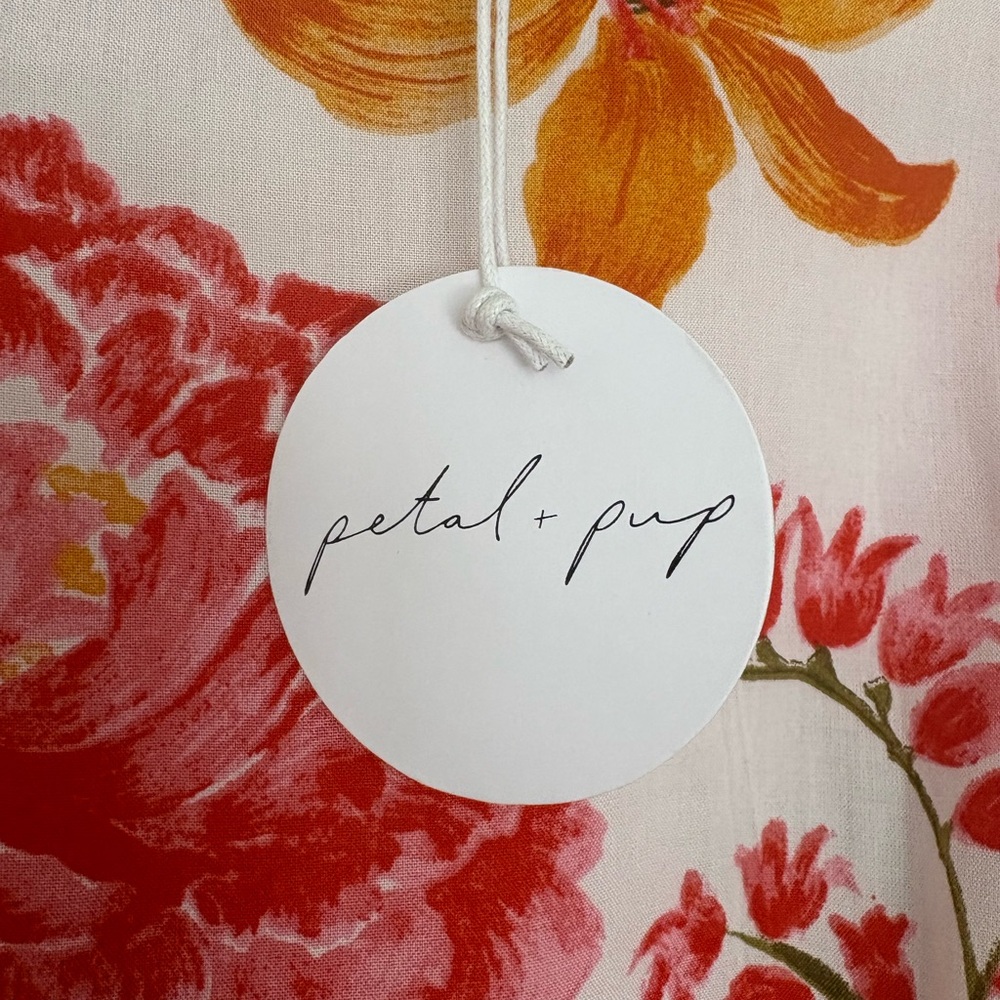 Pedal & Pup Floral Dress Dress with Ruffle Sleeves - Picture 3 of 9